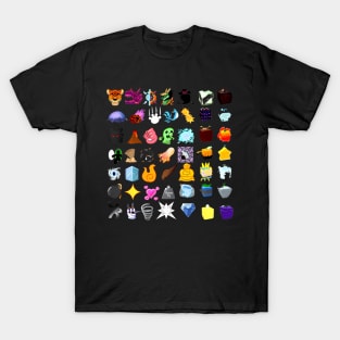 230 Devil Fruit Devils Fruit Of Blox Fruit T- T-Shirt